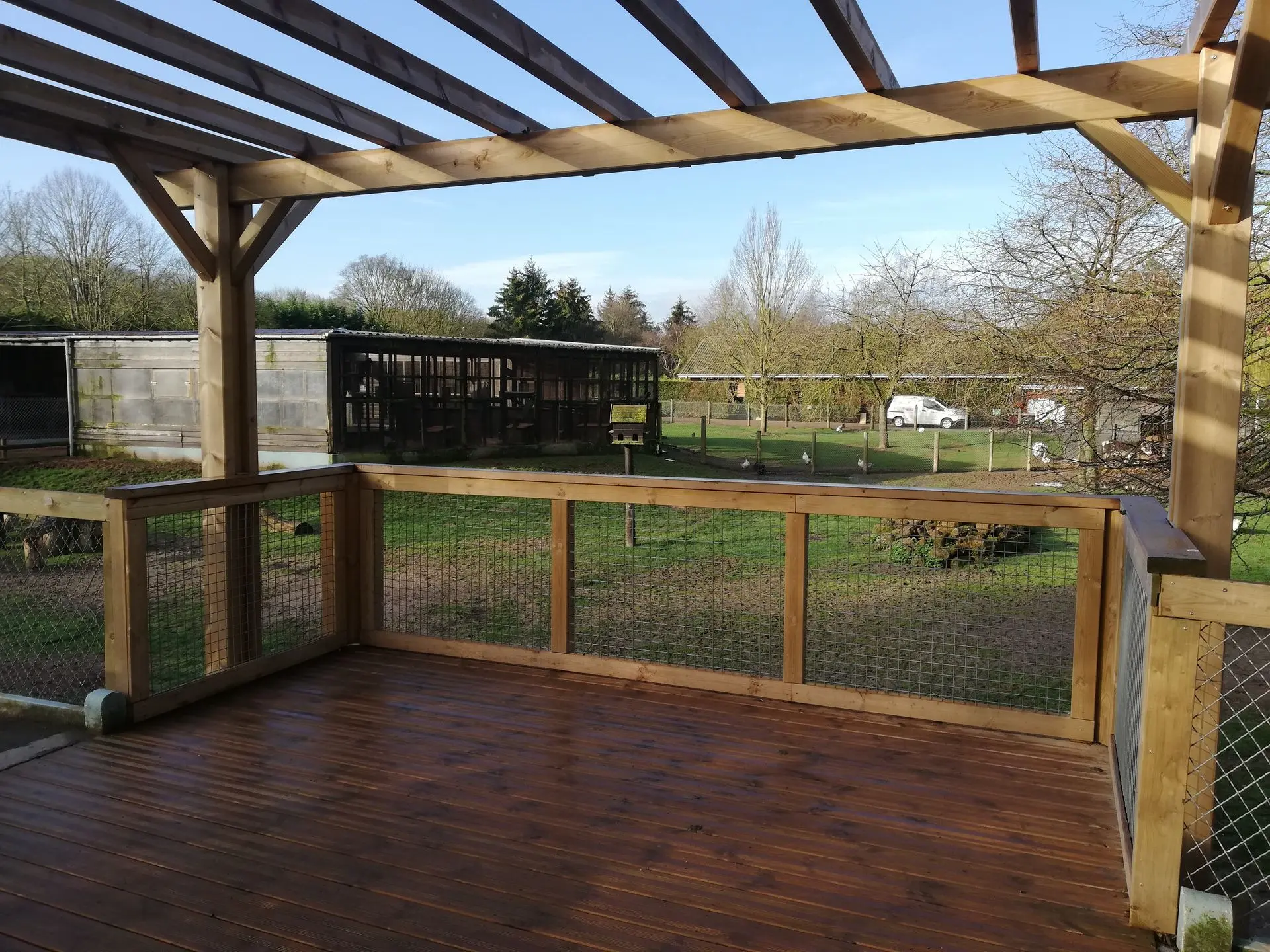 terrasse sur pilotis